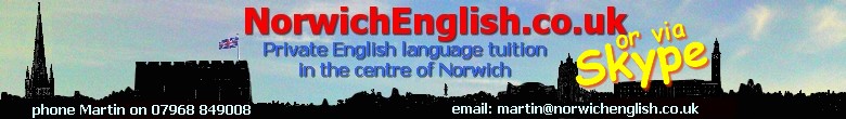 Norwich English Private tutor